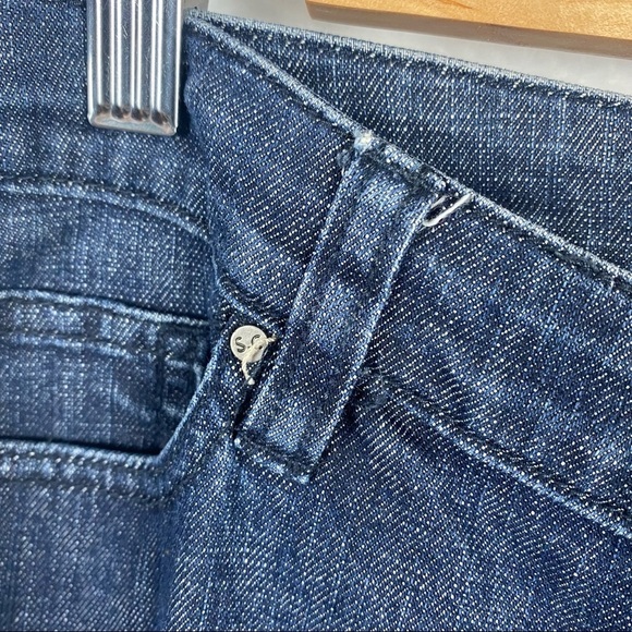 Men's Sportcraft Size 13 W 32 L 36 Dark Wash Blue Crop Denim Pant Jeans - Picture 10 of 12